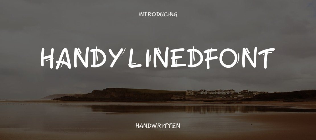 Handylinedfont Font