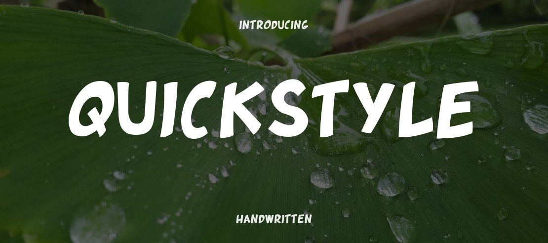 quickstyle Font
