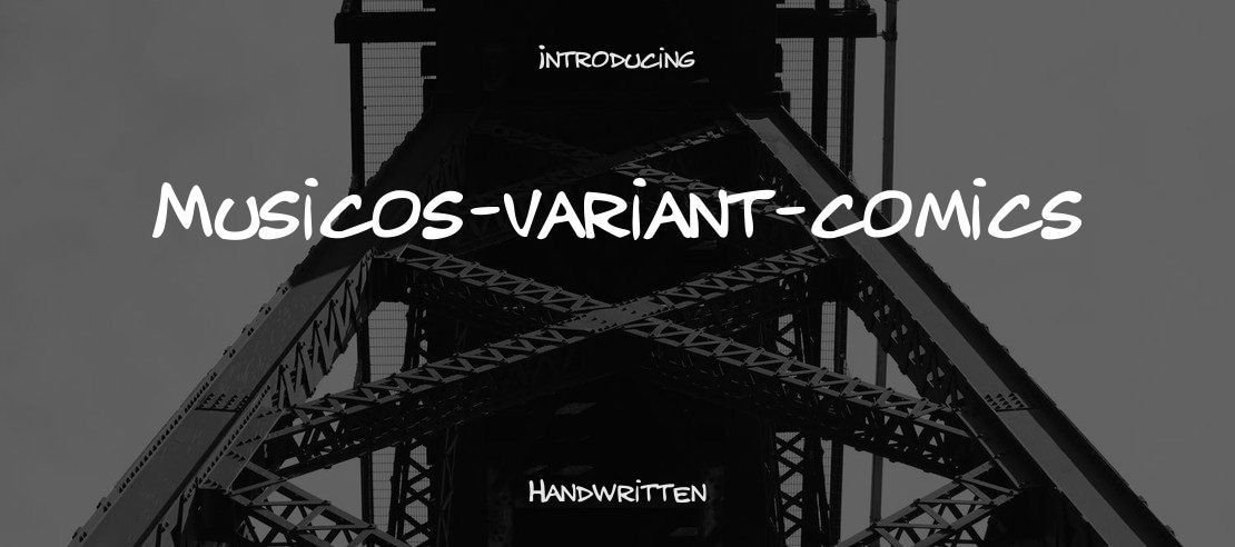 Musicos-variant-comics Font