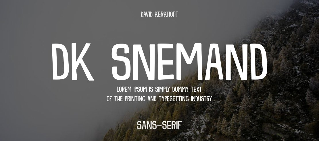 DK Snemand Font