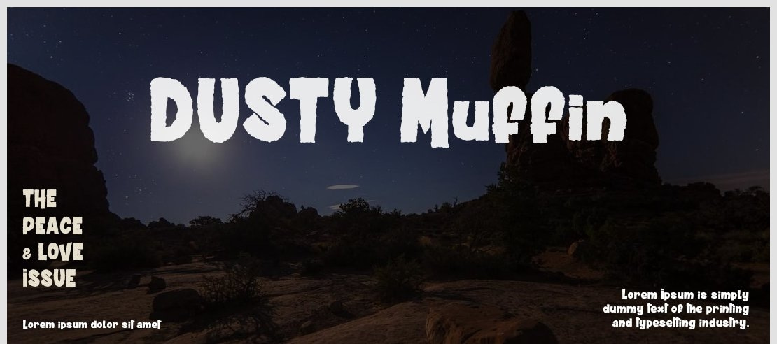 DUSTY Muffin Font