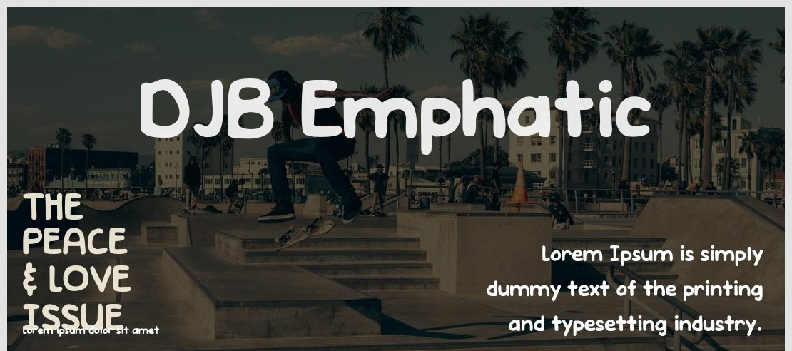 DJB Emphatic Font