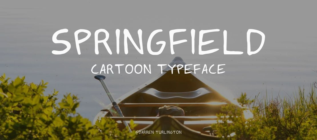 Springfield Cartoon Font