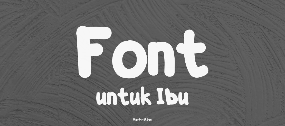 Font untuk Ibu