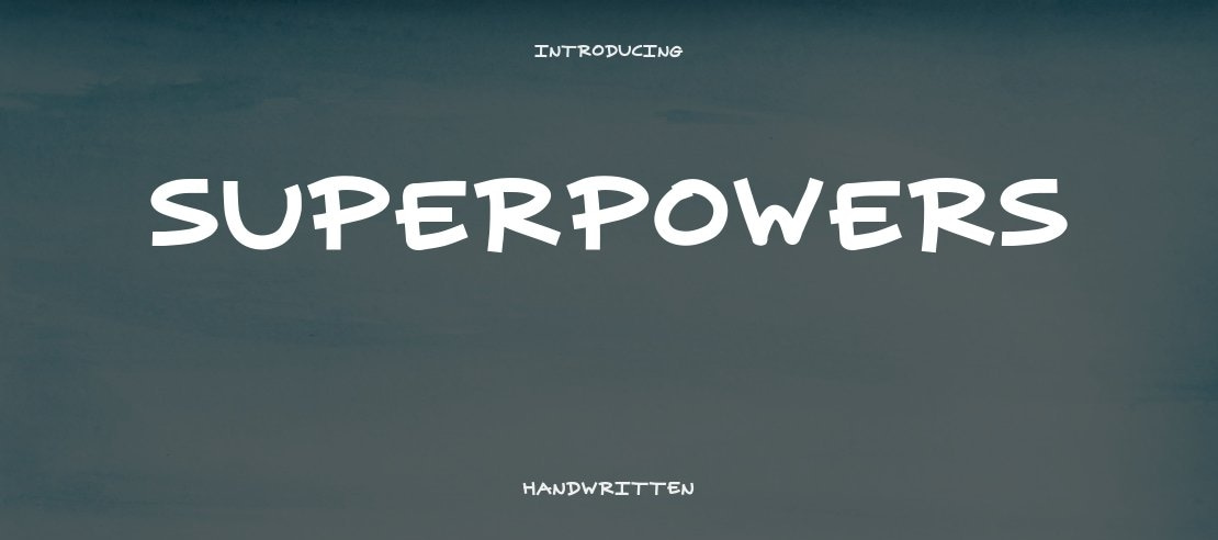 superpowers Font