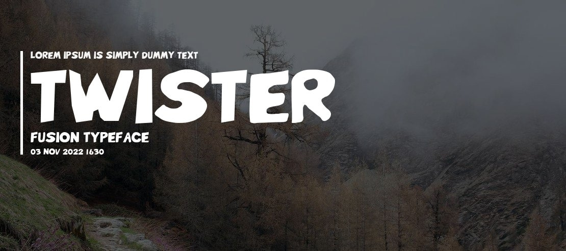 Twister Fusion Font