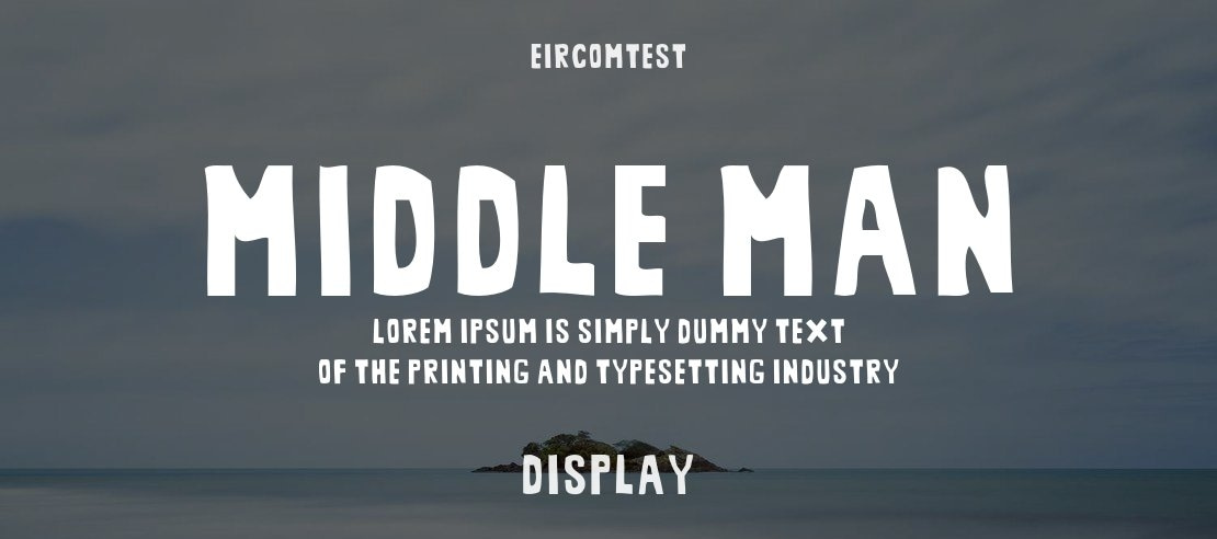 Middle Man Font