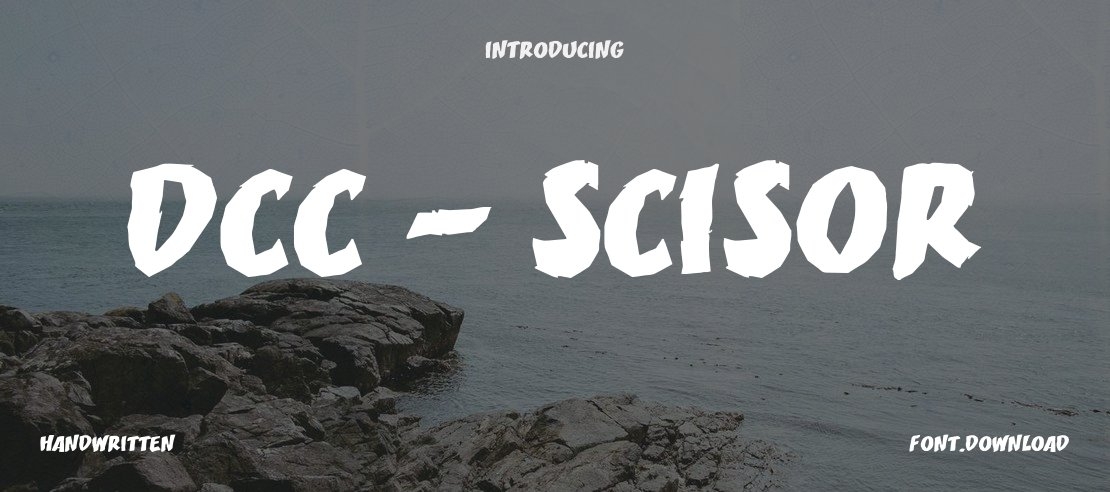 DCC - Scisor Font