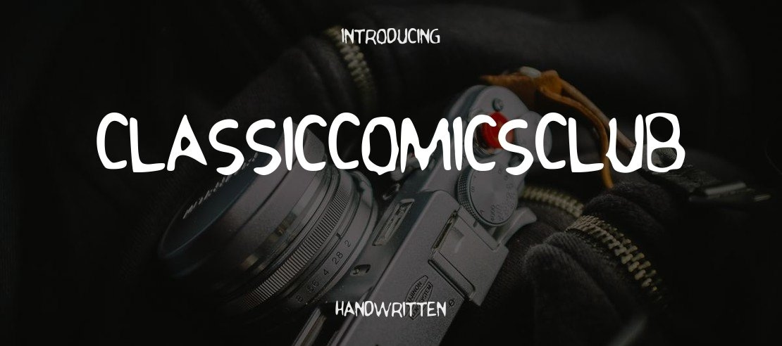 ClassicComicsClub Font