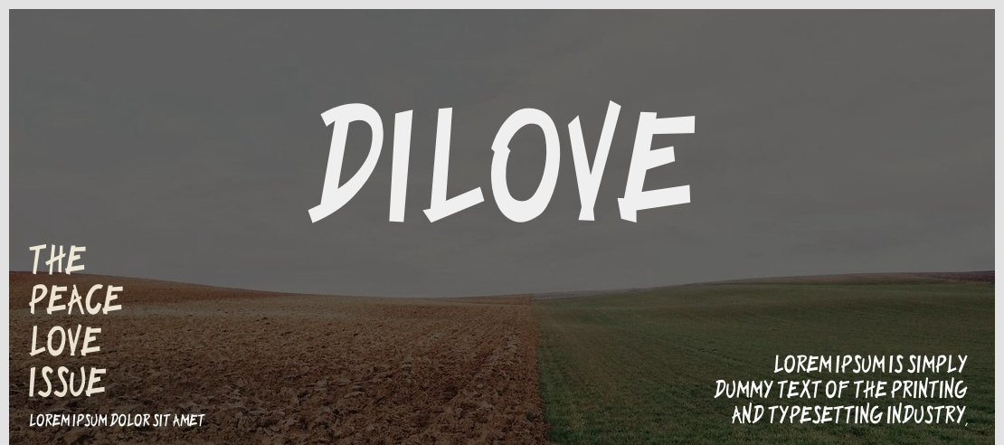 DILOVE Font