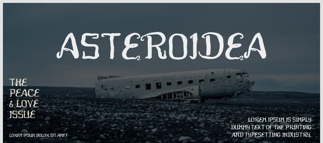 Asteroidea Font