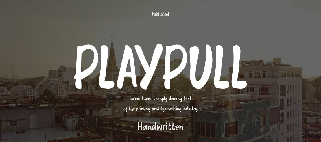 PLAYPULL Font