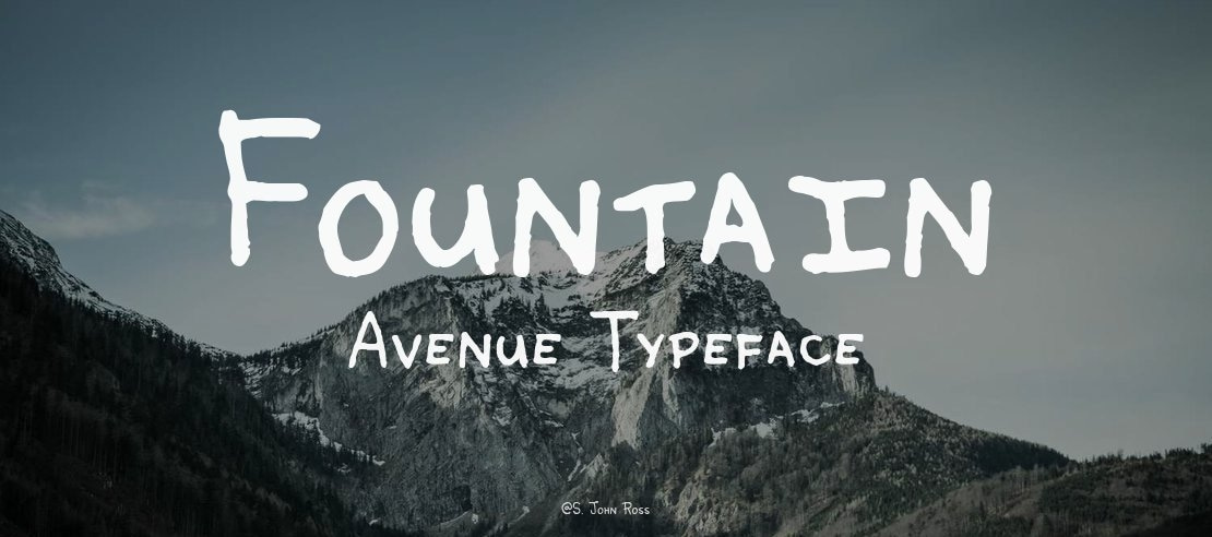 Fountain Avenue Font