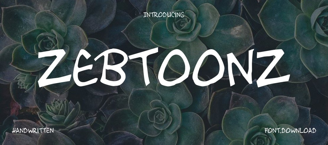 Zebtoonz Font Family