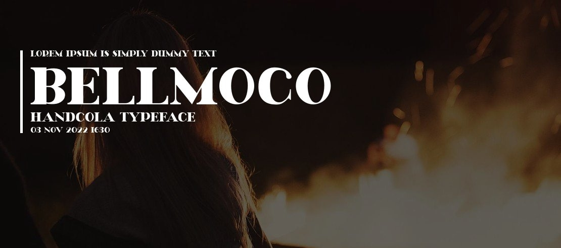 Bellmoco Handcola Font