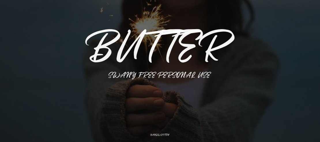 Butter Swany Free Personal Use Font