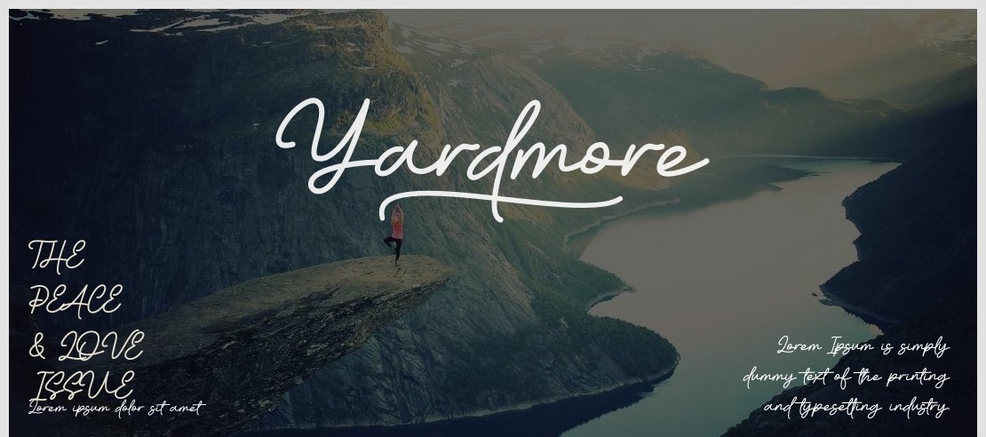 Yardmore Font