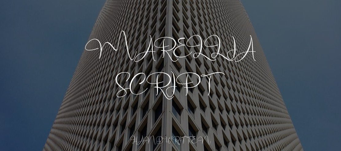 Marellia Script Font