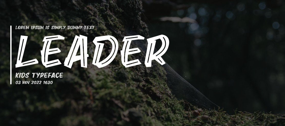 Leader Kids Font