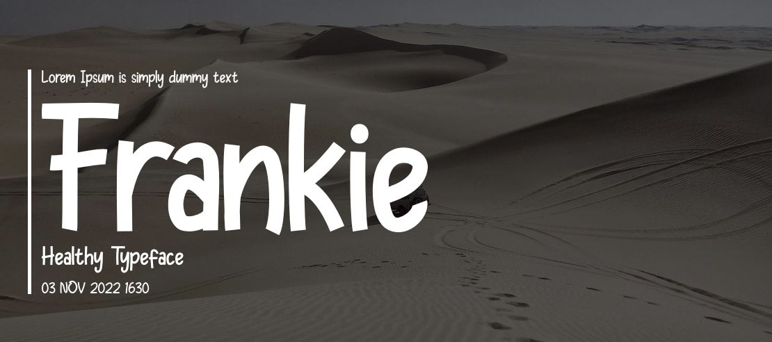 Frankie Healthy Font