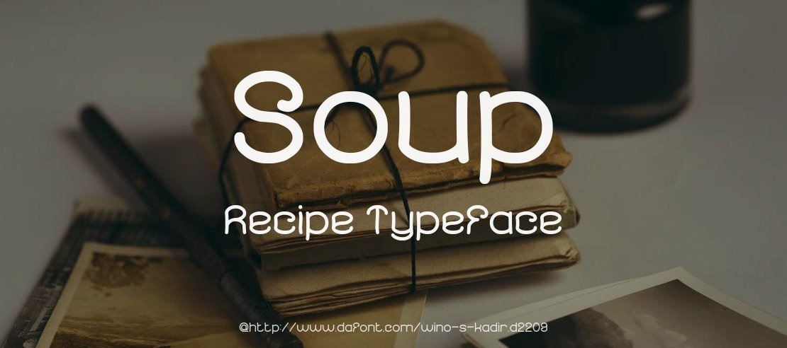 Soup Recipe Font Family