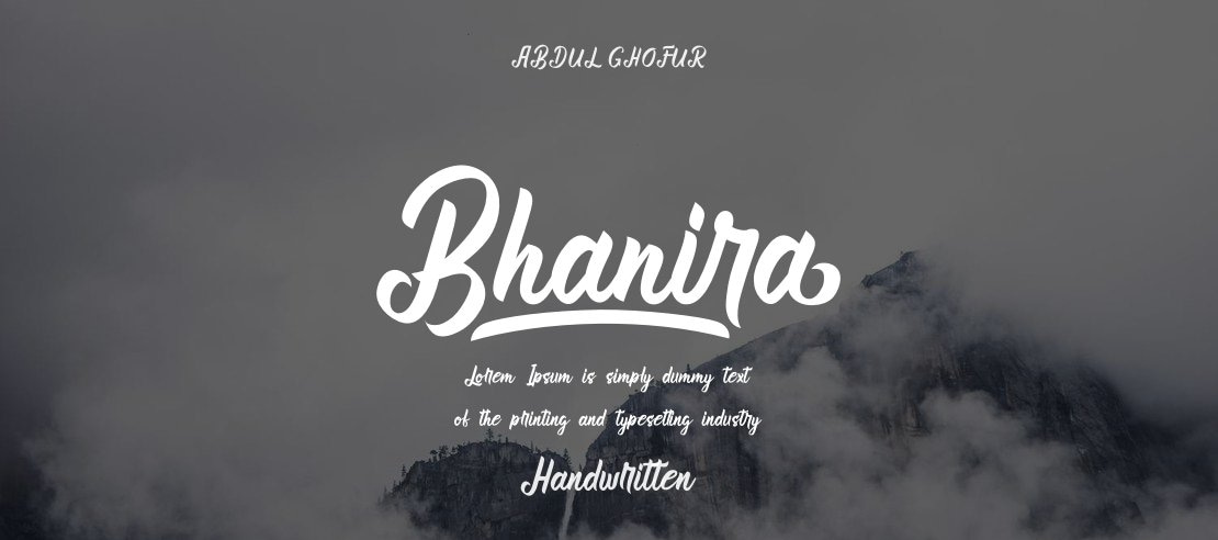 Bhanira Font
