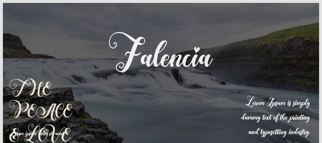 Falencia Font Family