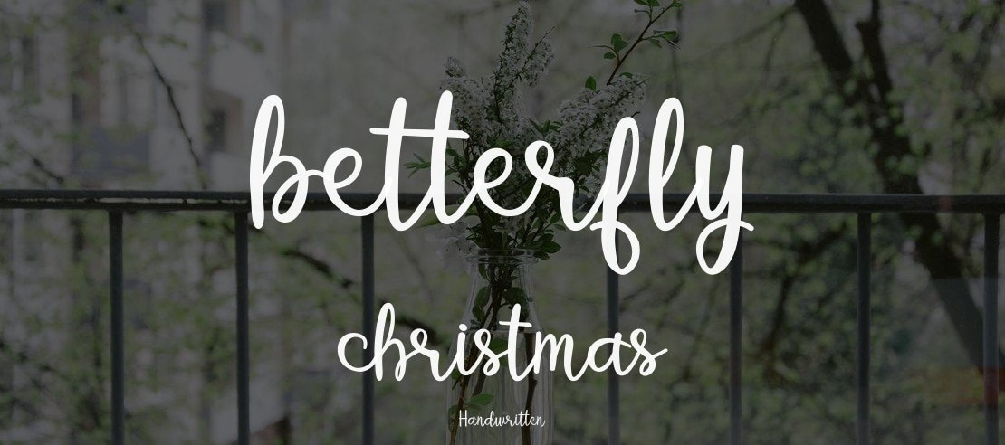 betterfly christmas Font