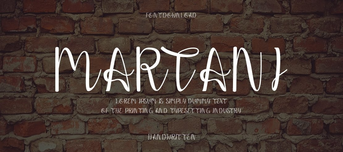 Martani Font