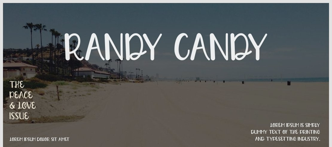 RANDY CANDY Font