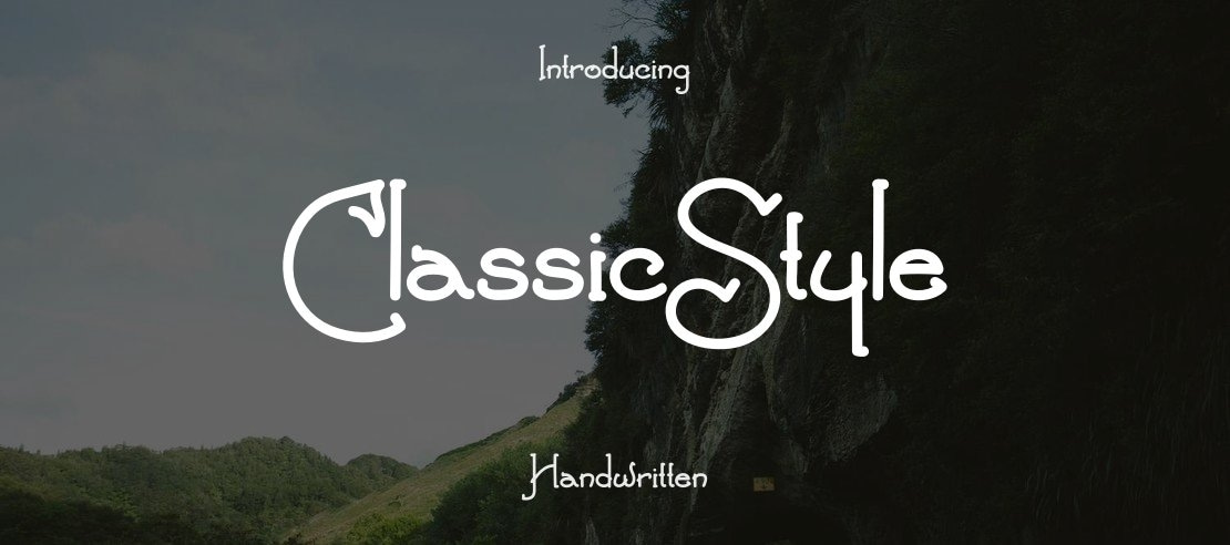 ClassicStyle Font