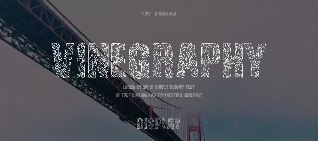 Vinegraphy Font