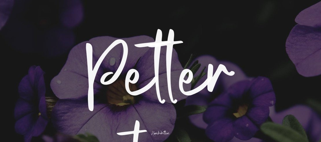 Petter story Font