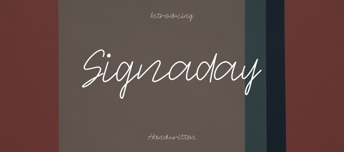 Signaday Font