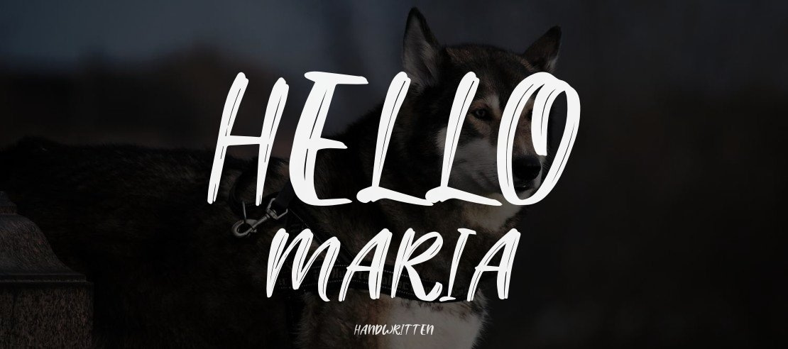 Hello Maria Font