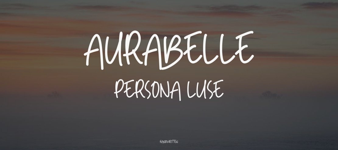 Aurabelle Persona lUse Font