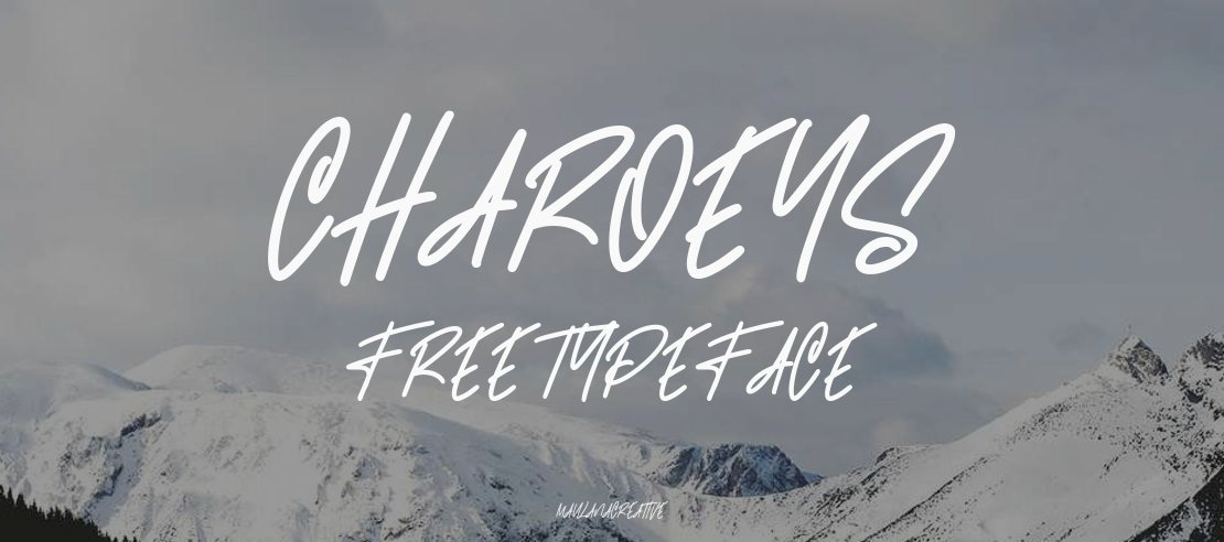 Charoeys Free Font