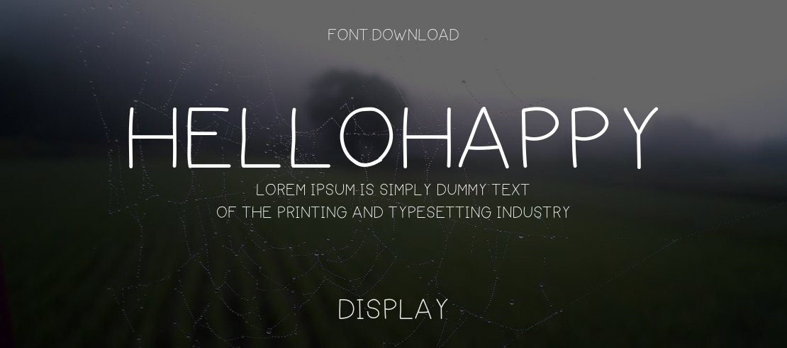 HelloHappy Font