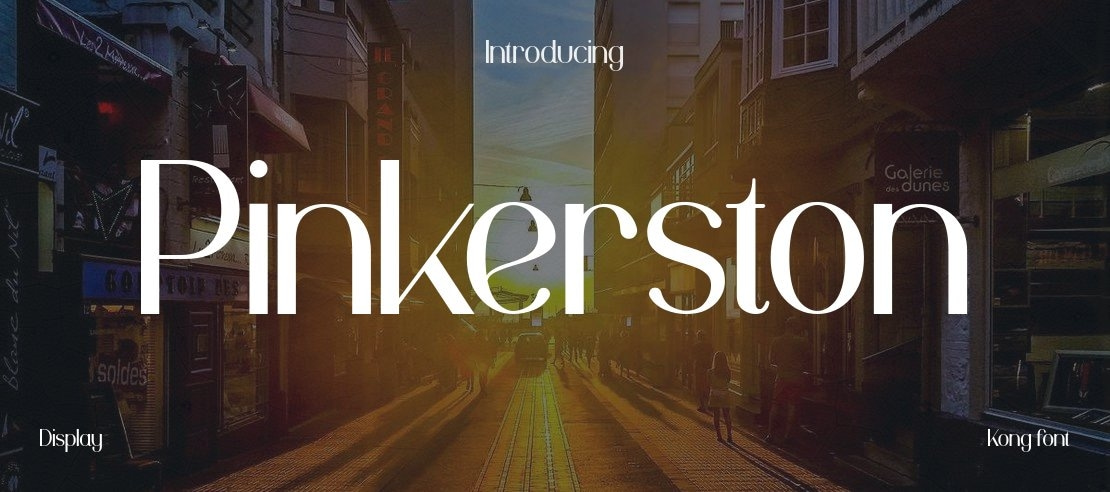 Pinkerston Font Family