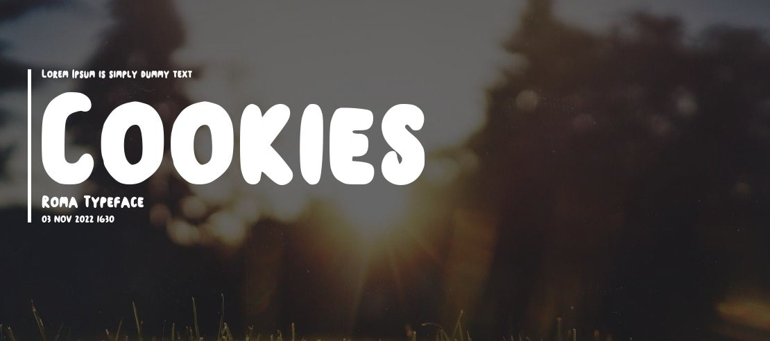 Cookies Roma Font