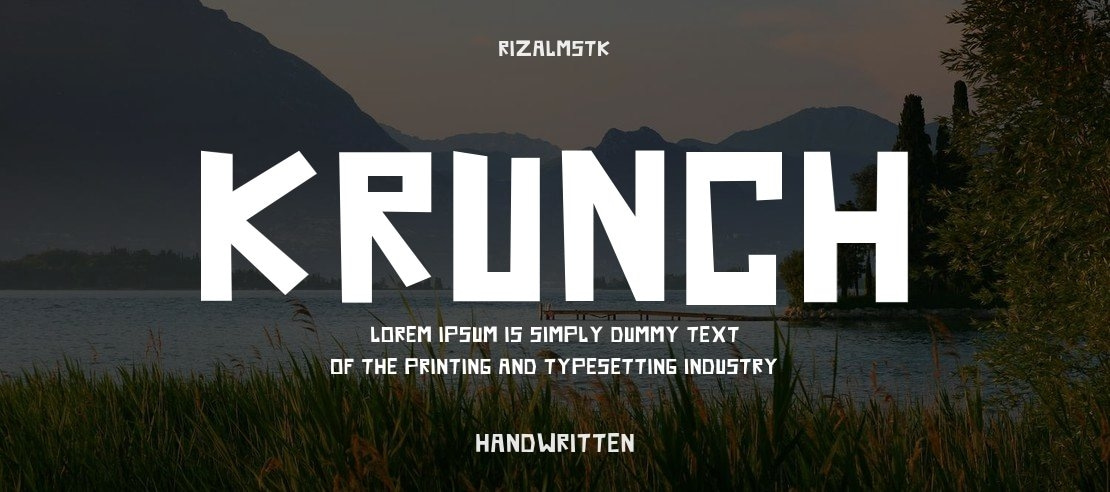Krunch Font