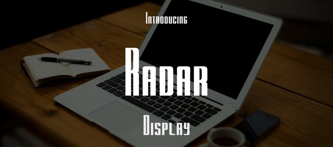 Radar Font