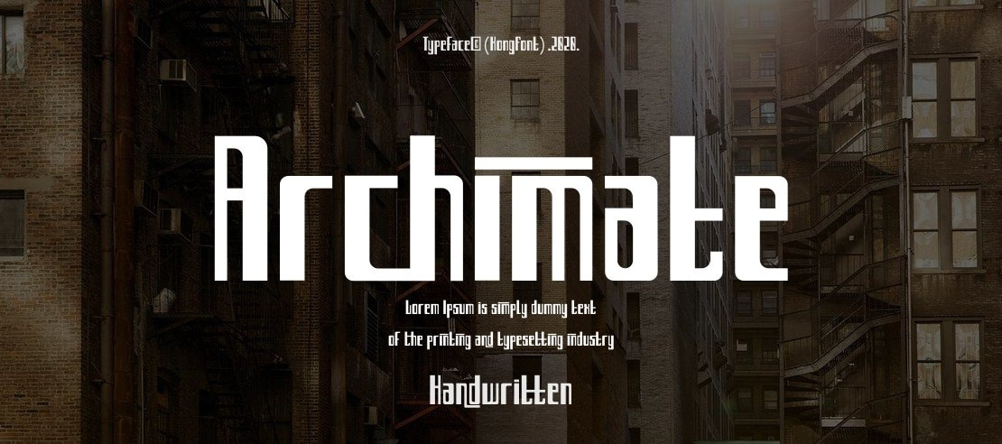 Archimate Font Family