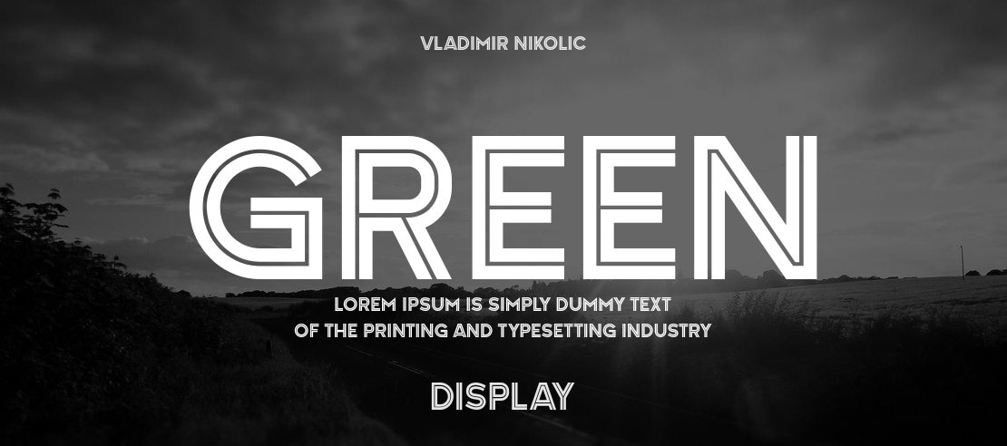 Green Font