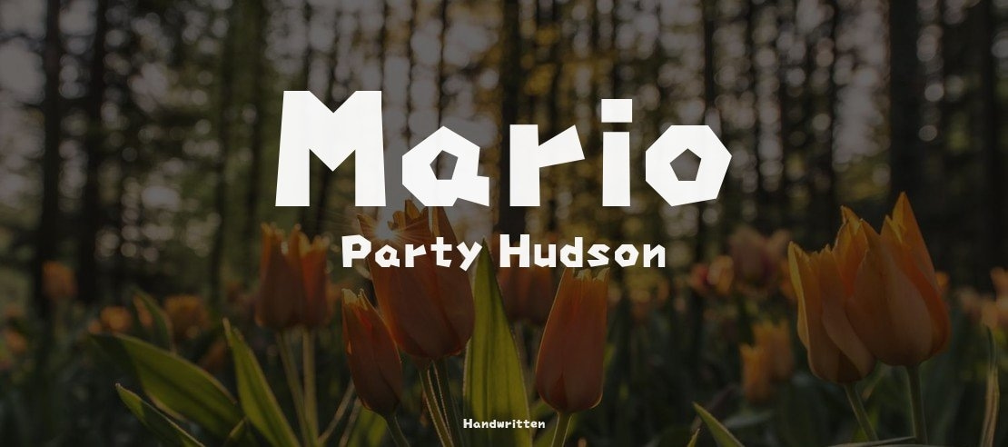 Mario Party Hudson Font