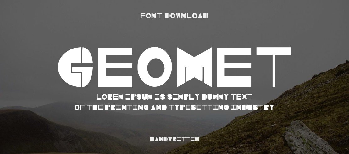 Geomet Font