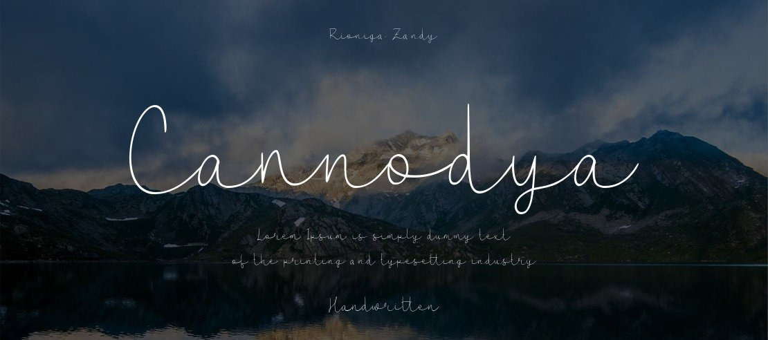 Cannodya Font