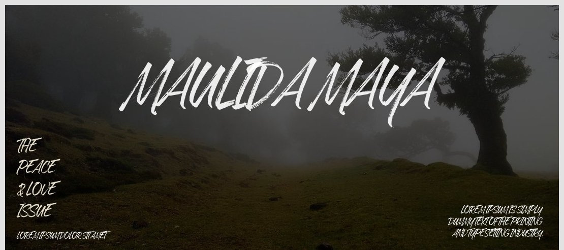 Maulida Maya Font