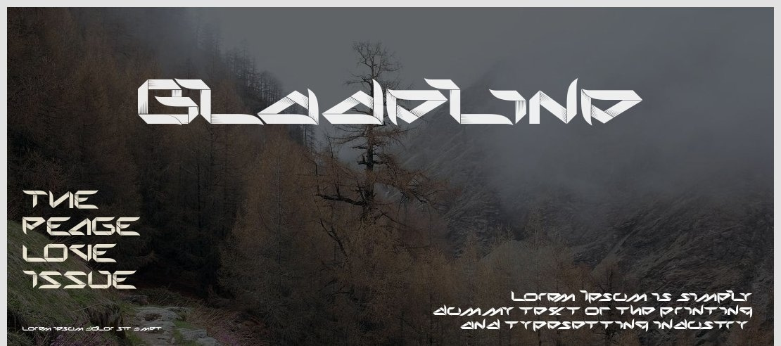 Bladeline Font