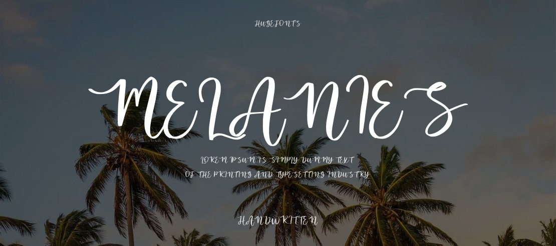 melanies Font